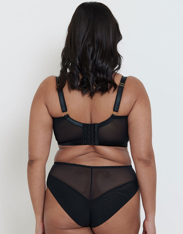 Liaison Vienna Padded Longline Balcony Bra Black