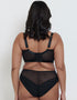 Liaison Vienna Padded Longline Balcony Bra Black