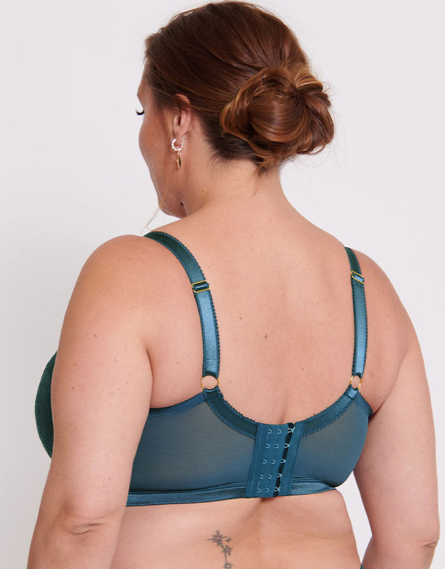 Liaison Vienna Padded Longline Balcony Bra French Navy