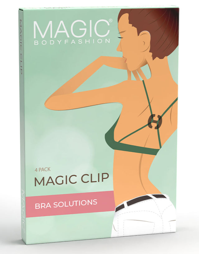 Magic Clip 4 Pack Assorted Black/Clear