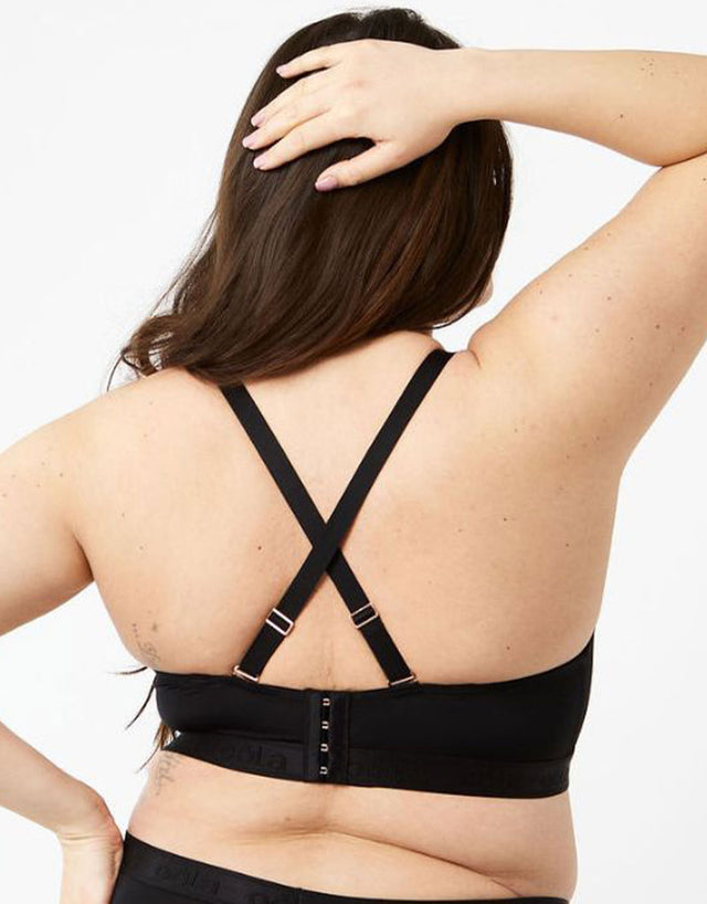 Oola Hidden Wire Bralette Black