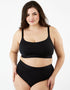 Oola Hidden Wire Bralette Black