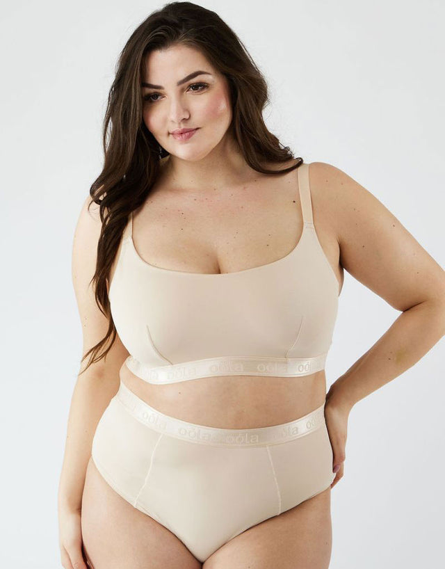 Oola Hidden Wire Bralette Latte Beige