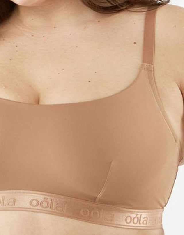 Oola Hidden Wire Bralette Mocha Brown