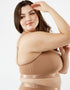 Oola Hidden Wire Bralette Mocha Brown