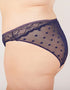 Oola Spot And Lace Brief Navy