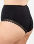 Oola Super Soft Cotton High Waist Control Brief Black