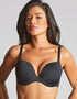 Panache 365 Moulded Plunge T-Shirt Bra Black