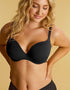 Panache 365 Moulded Plunge T-Shirt Bra Black