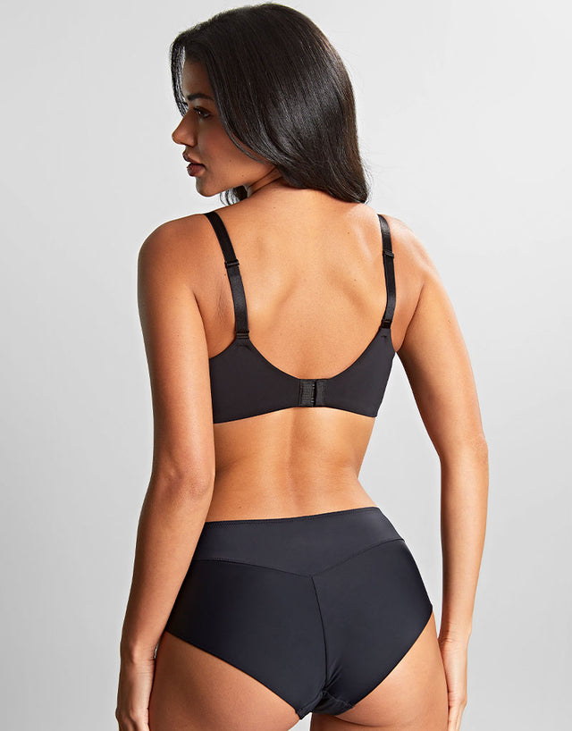 Panache 365 Moulded Plunge T-Shirt Bra Black