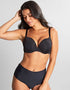 Panache 365 Moulded Plunge T-Shirt Bra Black
