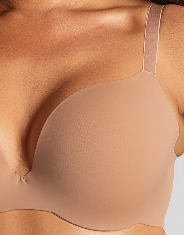 Panache 365 Moulded Plunge T-Shirt Bra Honey