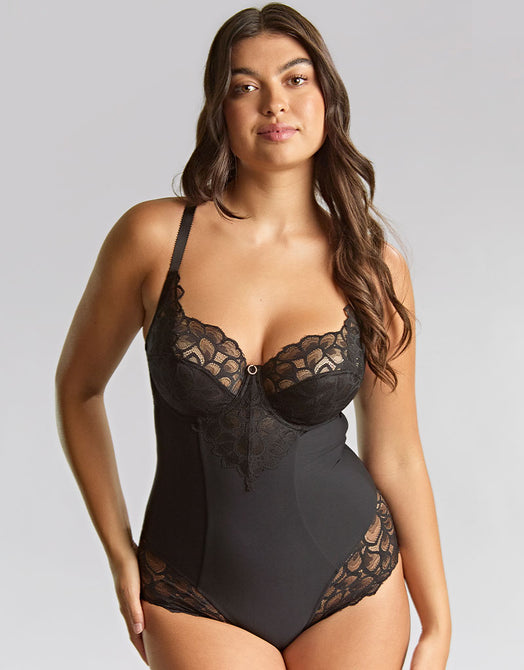 Panache Allure Full Cup Bodysuit Black