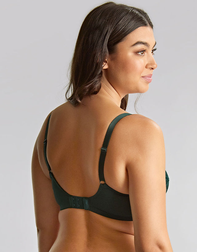 Panache Allure Full Cup Bra Forest Green