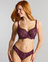 Panache Allure Brazilian Brief Plum Purple