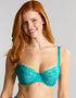 Panache Allure Balcony Bra Turquoise Blue