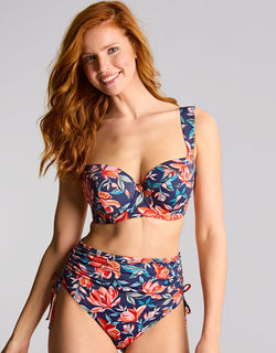 Panache Bette Padded Balcony Bikini Top Liliflora Print