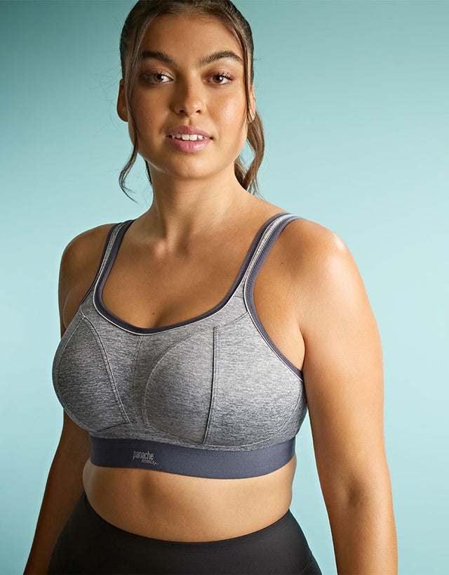 Panache Boundless Non Wired Sports Bra Charcoal Marl