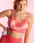 Panache Boundless Non Wired Sports Bra Pink Abstract Print
