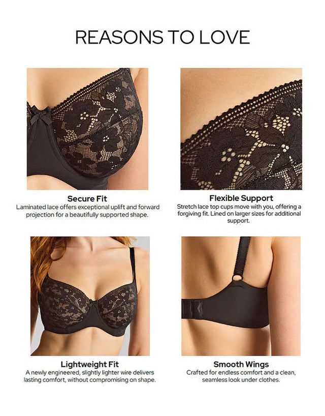 Panache Celeste Full Cup Bra Black
