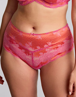 Panache Clara Deep Brief Papaya Pink