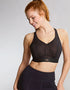 Panache Endurance Non-Padded Sports Bra Black/Latte