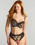 Panache Envy Full Cup Bra Black Rose Print