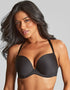 Panache Faith Moulded Plunge Bra Black