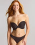 Panache Faith Moulded Plunge Strapless Bra Black