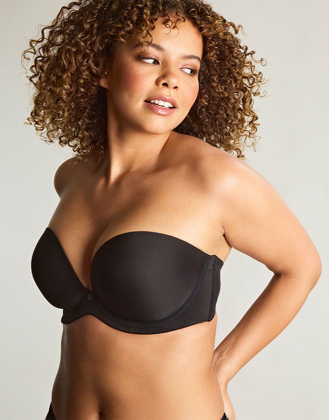 Panache Faith Moulded Plunge Strapless Bra Black