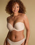Panache Faith Moulded Plunge Strapless Bra Latte