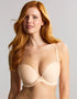 Panache Faith Moulded Plunge Strapless Bra Latte