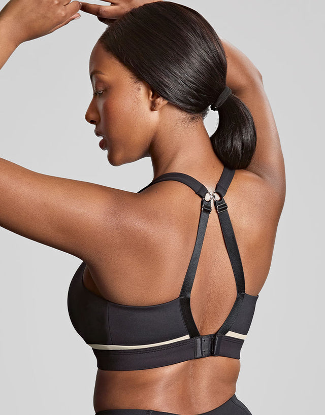 Panache Freedom Non Wired Sports Bra Black/Chalk
