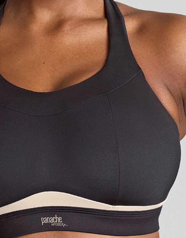 Panache Freedom Non Wired Sports Bra Black/Chalk