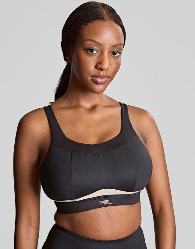 Panache Freedom Non Wired Sports Bra Black/Chalk