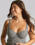 Panache Iris Balcony Tankini Top Black Gingham