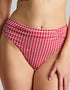 Panache Olivia Midi Bikini Brief Red Gingham