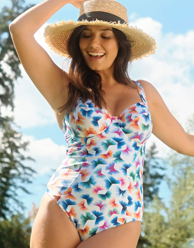 Panache Paloma Balcony Swimsuit Flutter Print