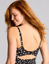 Panache Isabella Balcony Swimsuit Polka Dot Black/White