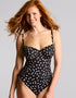 Panache Isabella Balcony Swimsuit Polka Dot Black/White