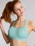 Panache Power Sports Bra Aqua Blue/Wave Print