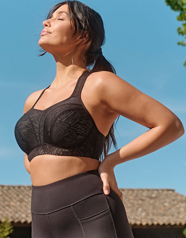 Panache Power Sports Bra Black/Chalk