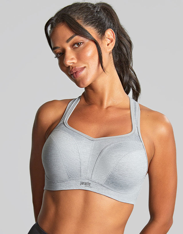 Panache Power Sports Bra Grey Marl