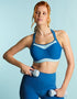 Panache Power Sports Bra Ocean Blue