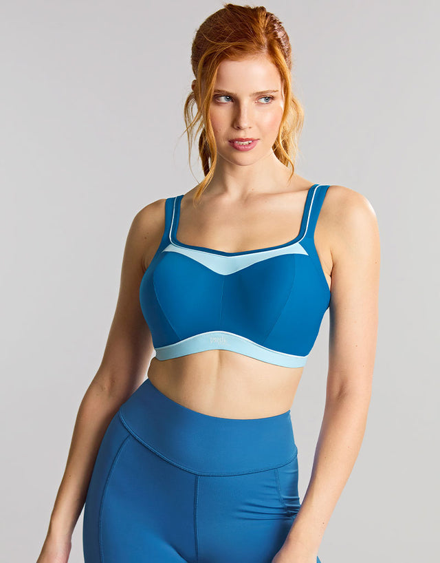 Panache Power Sports Bra Ocean Blue
