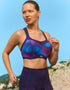 Panache Power Sports Bra Ombre Print/Ink
