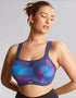 Panache Power Sports Bra Ombre Print/Ink