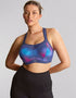 Panache Power Sports Bra Ombre Print/Ink