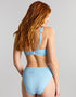 Panache Olivia Full Cup Bikini Top Sky Blue Gingham