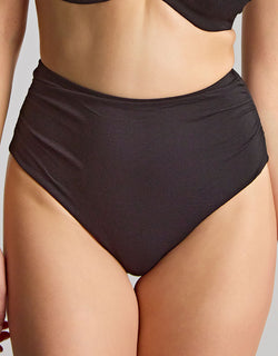 Panache Spirit High Waist Brazilian Bikini Brief Black
